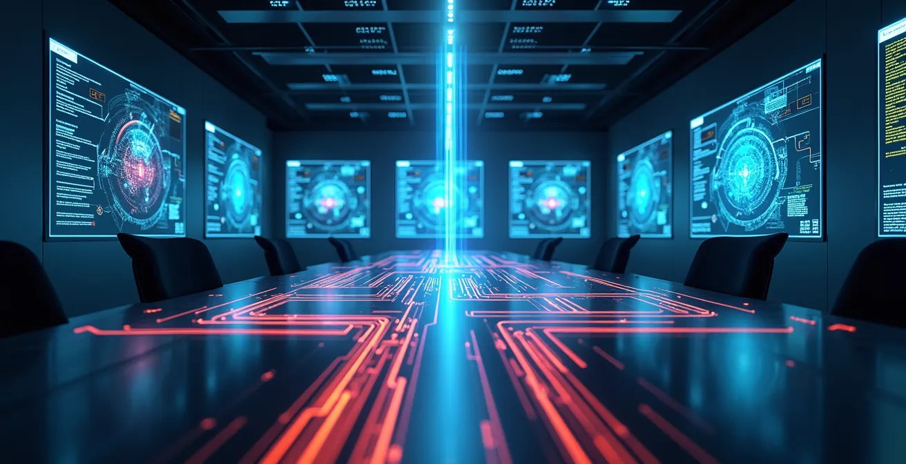 Interface de contrôle centralisé pour la gestion énergétique d'un immeuble intelligent avec visualisation des flux d'énergie